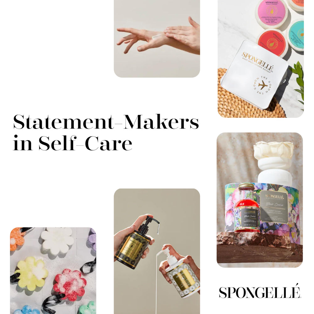 SPONGELLÉ ingredient sheet view showing cleanser composition transparency benefit