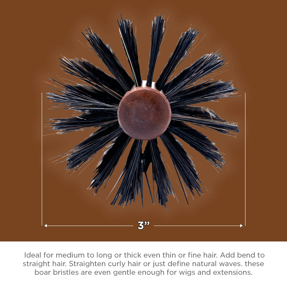 SPORNETTE finished hair showing smooth shine and reduced frizz after styling