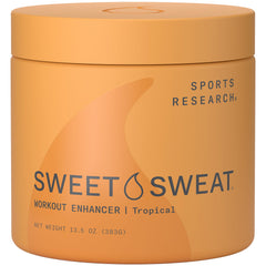 Sports Research Sweet Sweat jar front view showing product and benefit of visible effort