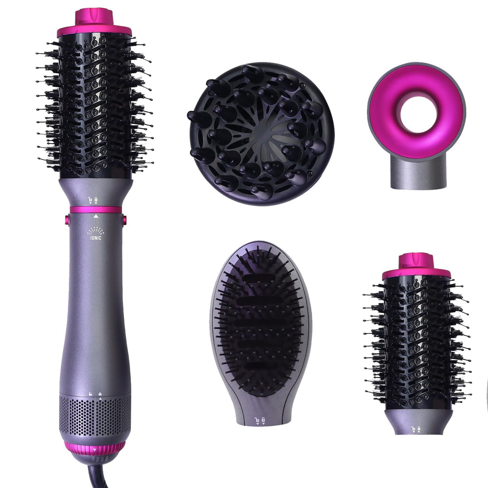 SPPZCUR front view with attachments showing versatile styling options