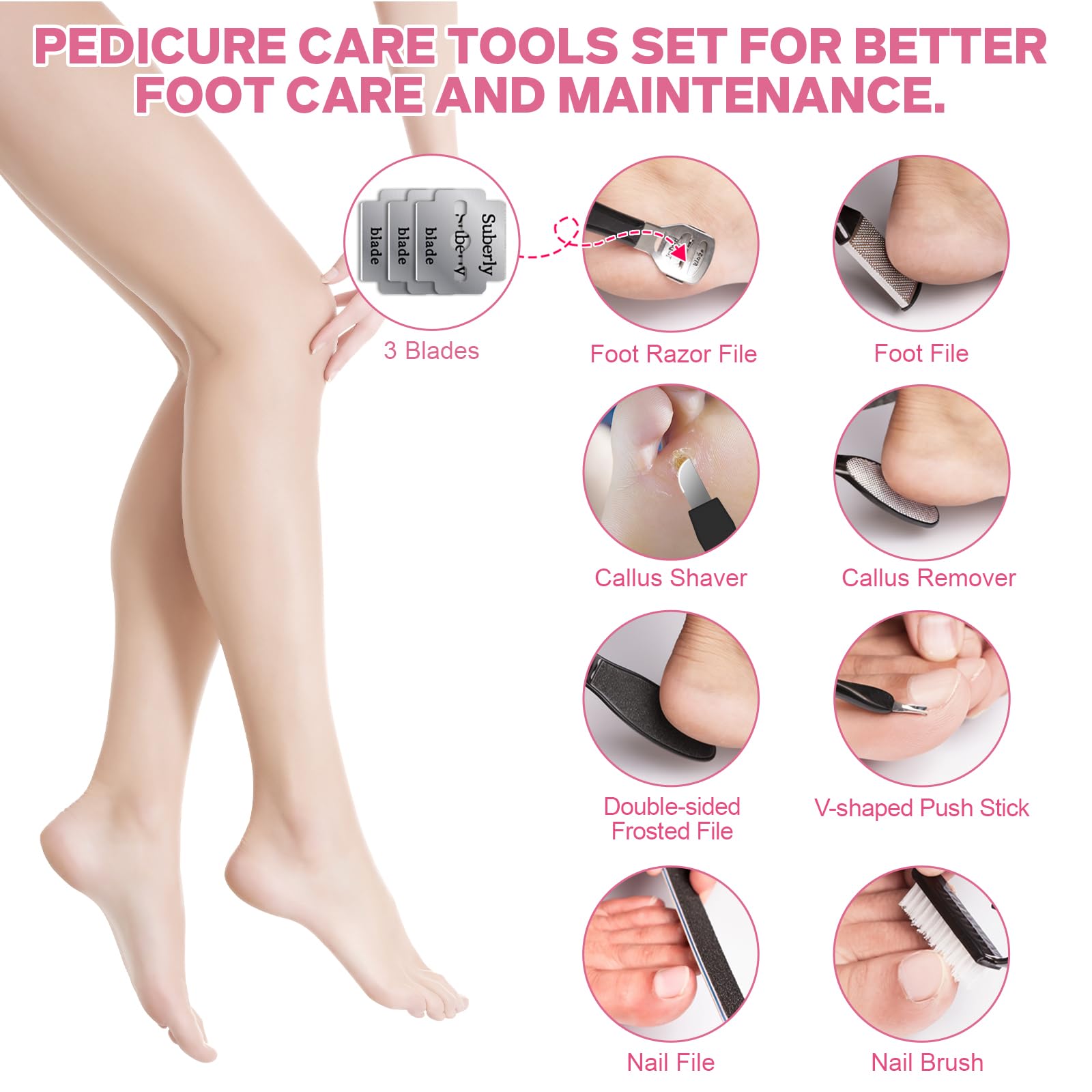 Spriak in home pedicure setting showing salon-style results at home