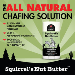 Squirrel's Nut Butter twist-up detail demonstrates clean, easy application
