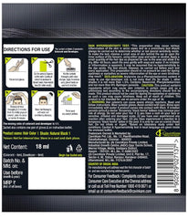 SSR single sachet opened, showing shampoo-color texture for even distribution