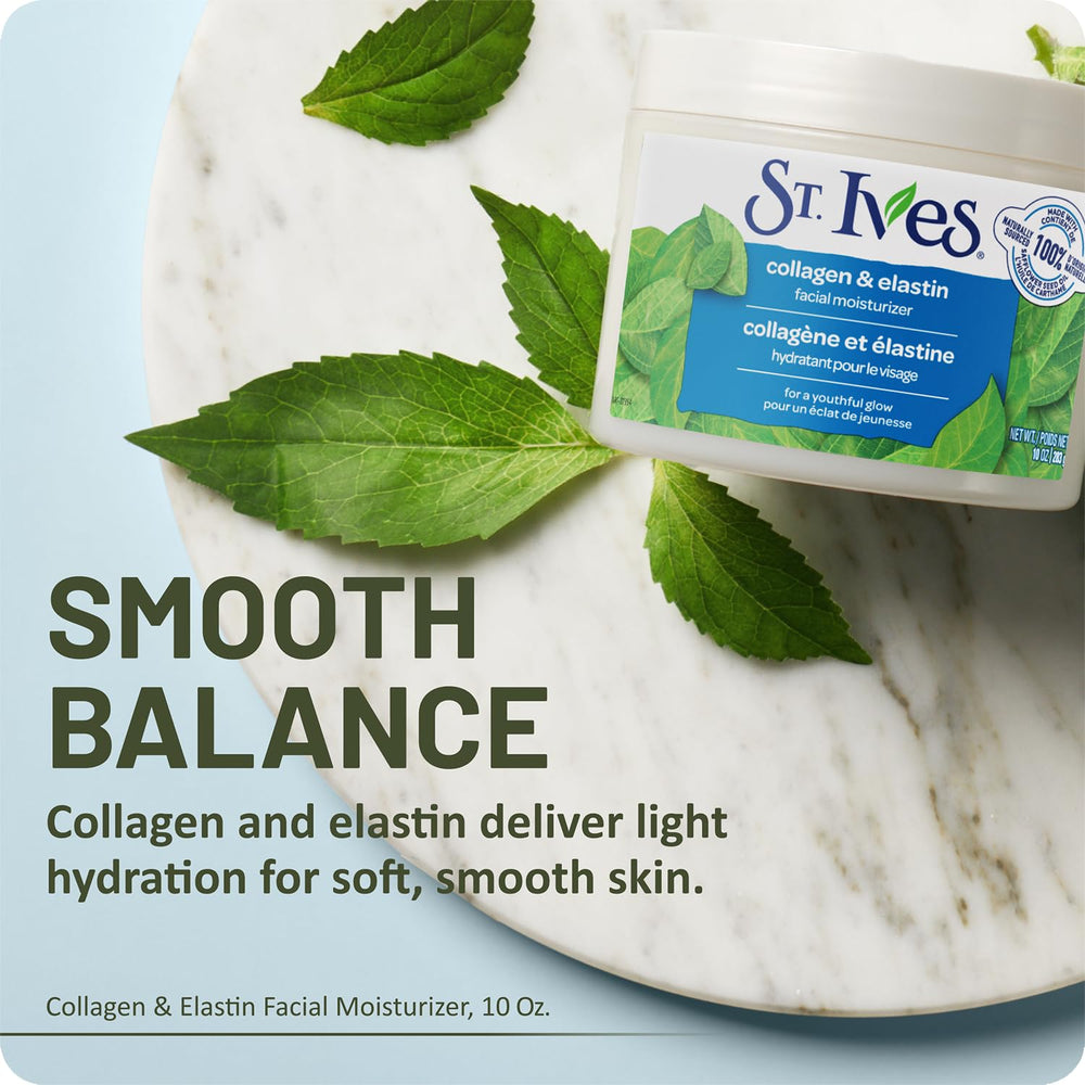 St. Ives safflower seeds ingredient shot highlighting natural moisturizing benefit