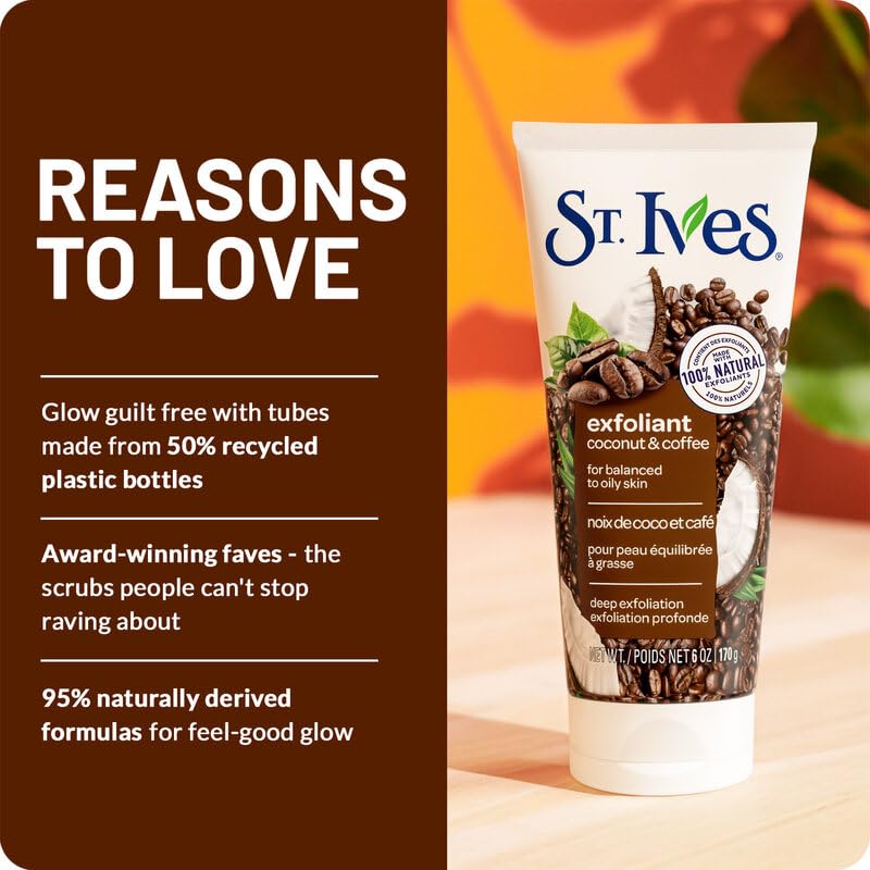 St. Ives label closeup showing non-comedogenic and paraben-free benefits