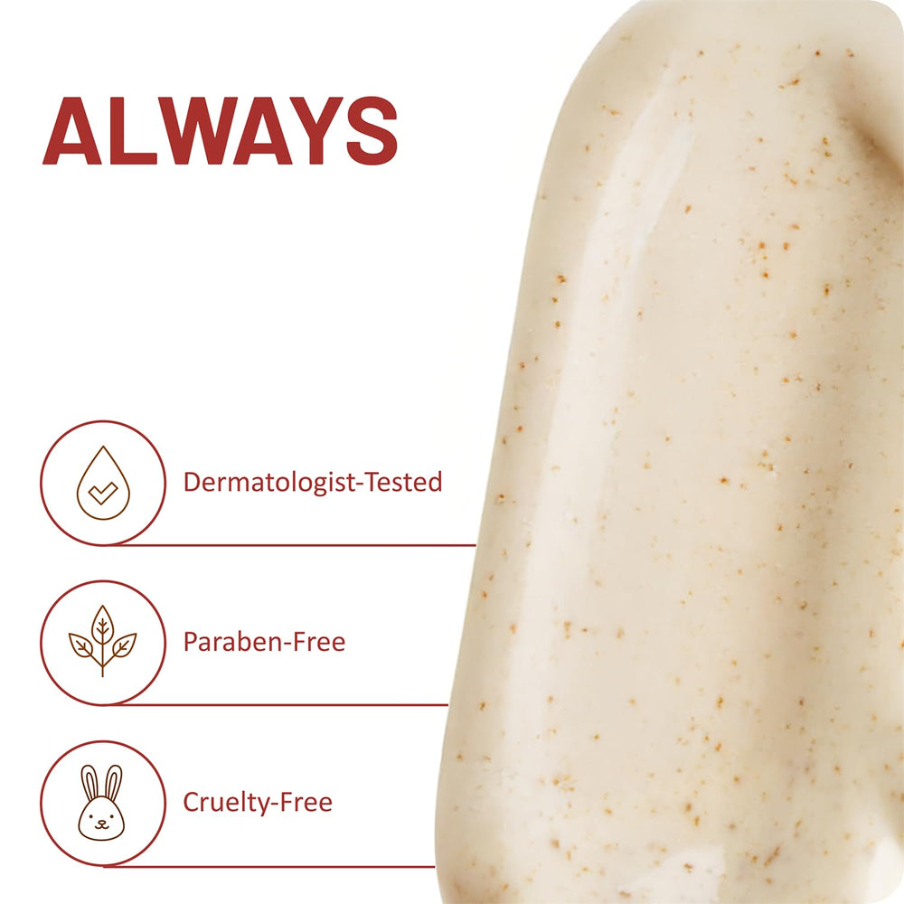 St. Ives size comparison in hand, clarifies 6 oz scale for travel and home