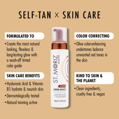 ST. MORIZ close-up foam texture demonstrating lightweight blendability benefit