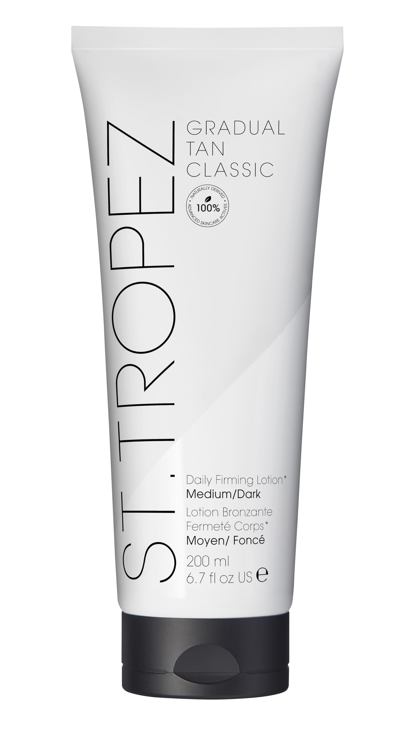 St.Tropez bottle front view showing packaging and immediate recognition benefits