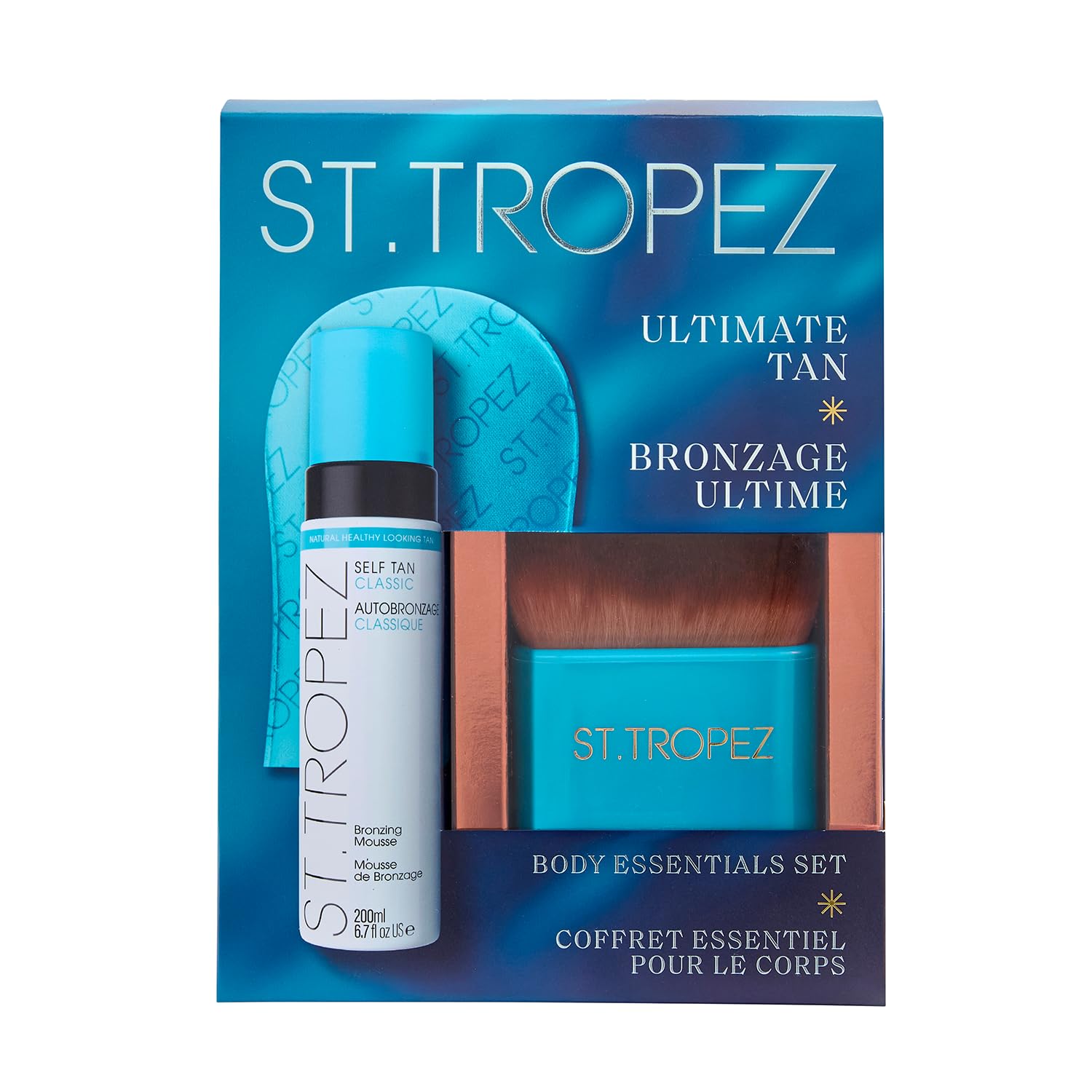 St.Tropez kit inside beach bag conveying ready-for-vacation convenience