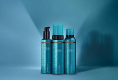 St.Tropez bottle in a beach bag lifestyle scene for ready-to-go bronzing