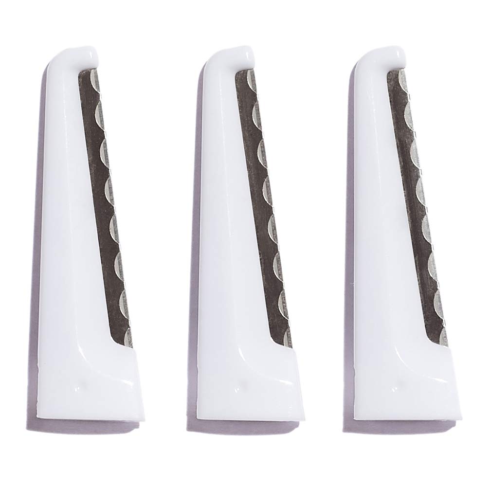 StackedSkincare blades front packaging showing three refill blades and brand