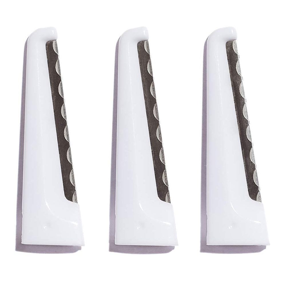 StackedSkincare blades front packaging showing three refill blades and brand