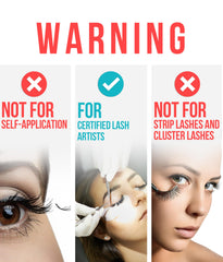 STACY LASH 5ml bottle close-up highlighting precise application control