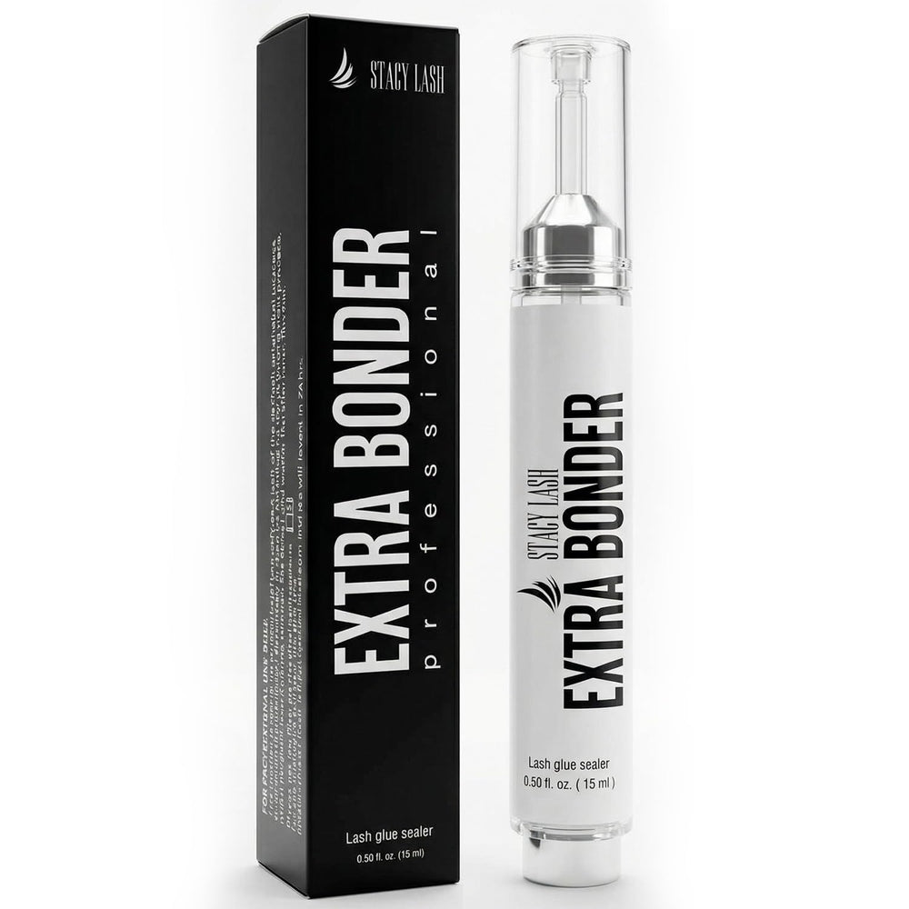STACY LASH front packaging showing professional bond sealer benefit