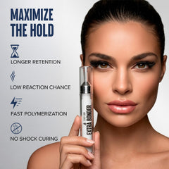STACY LASH syringe applicator close-up for precise hygienic dispensing