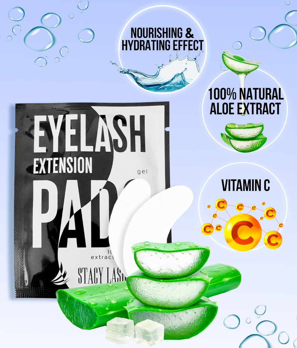STACY LASH close-up hydrogel texture highlighting breathable thinness benefit