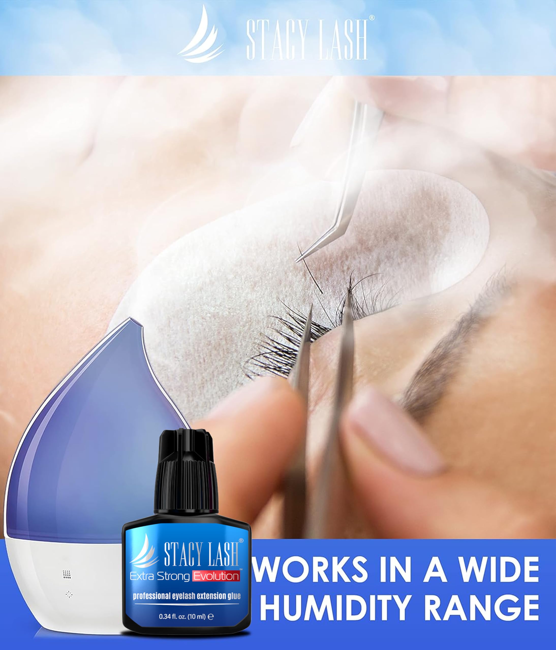 STACY LASH in-salon application with technician for efficient procedures