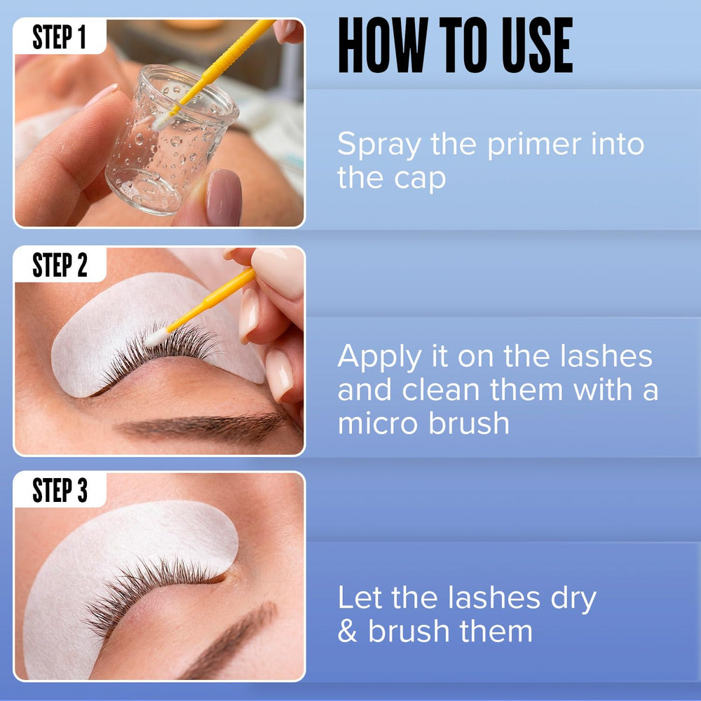STACY LASH label texture emphasizing ingredients and instruction clarity