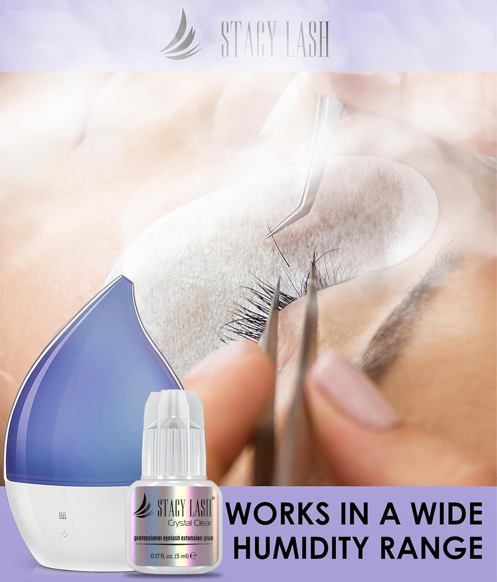 STACY LASH finished lash set highlighting long-lasting retention results