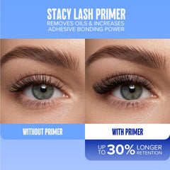 STACY LASH primer on a microbrush ready for targeted lash application