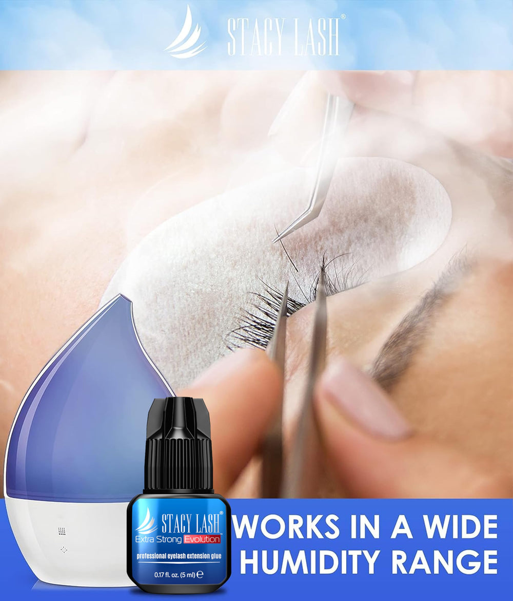 STACY LASH retail box sealed for shipment maintaining adhesive integrity