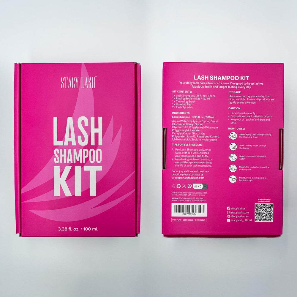 STACY LASH kit size comparison next to hand for travel-friendly convenience
