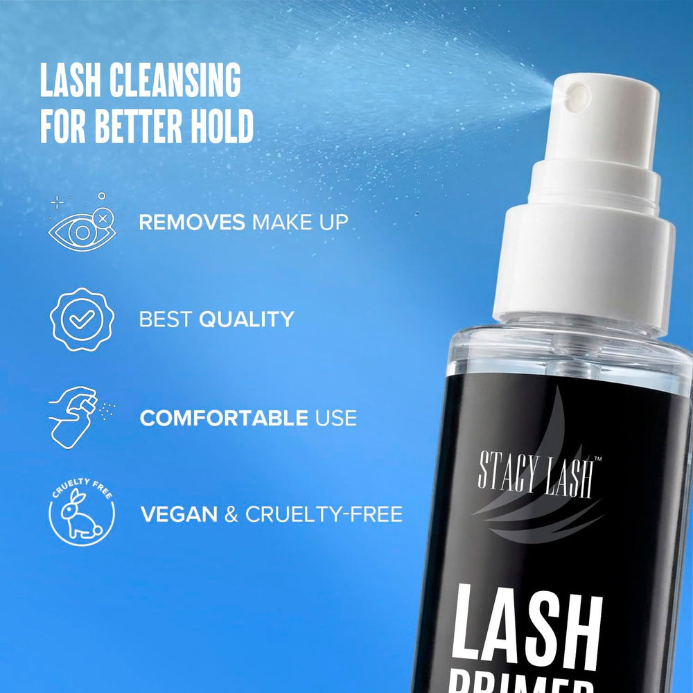 STACY LASH 40ml size next to ruler showing professional volume advantage