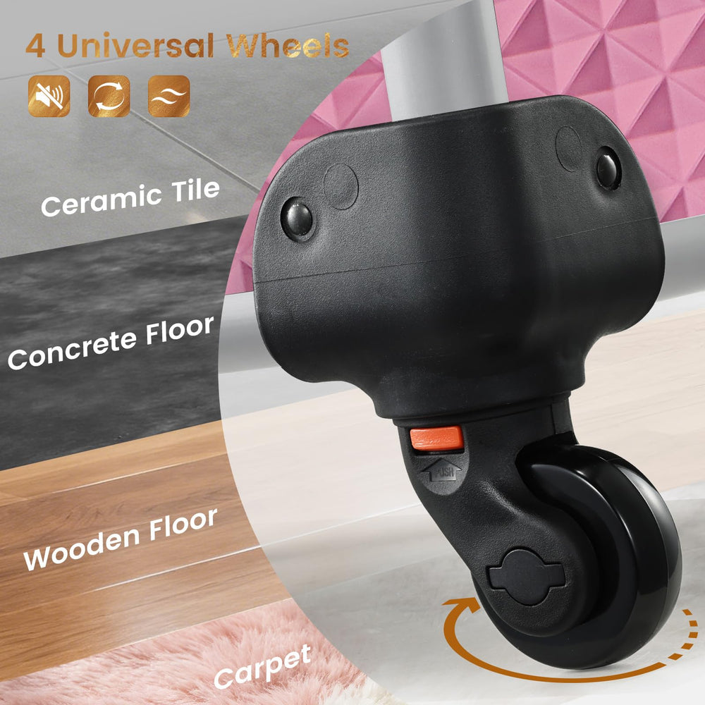 Stagiant textured interior lining easy to clean and protects cosmetics