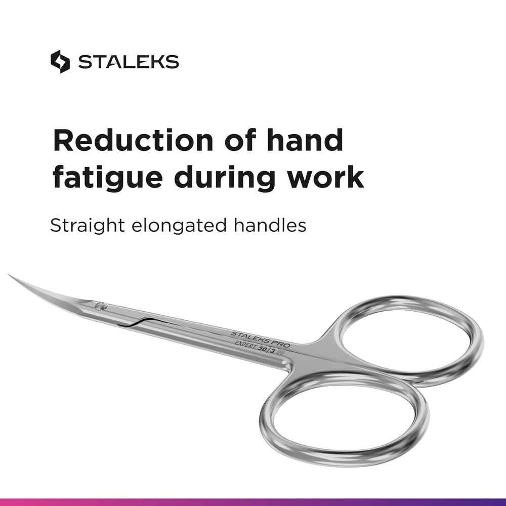 Staleks handle detail showing long straight grips for steady control