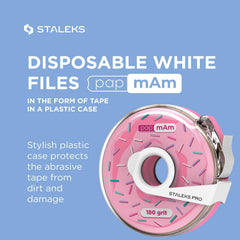 STALEKS PRO measuring and cutting tape length with clip for accurate sections