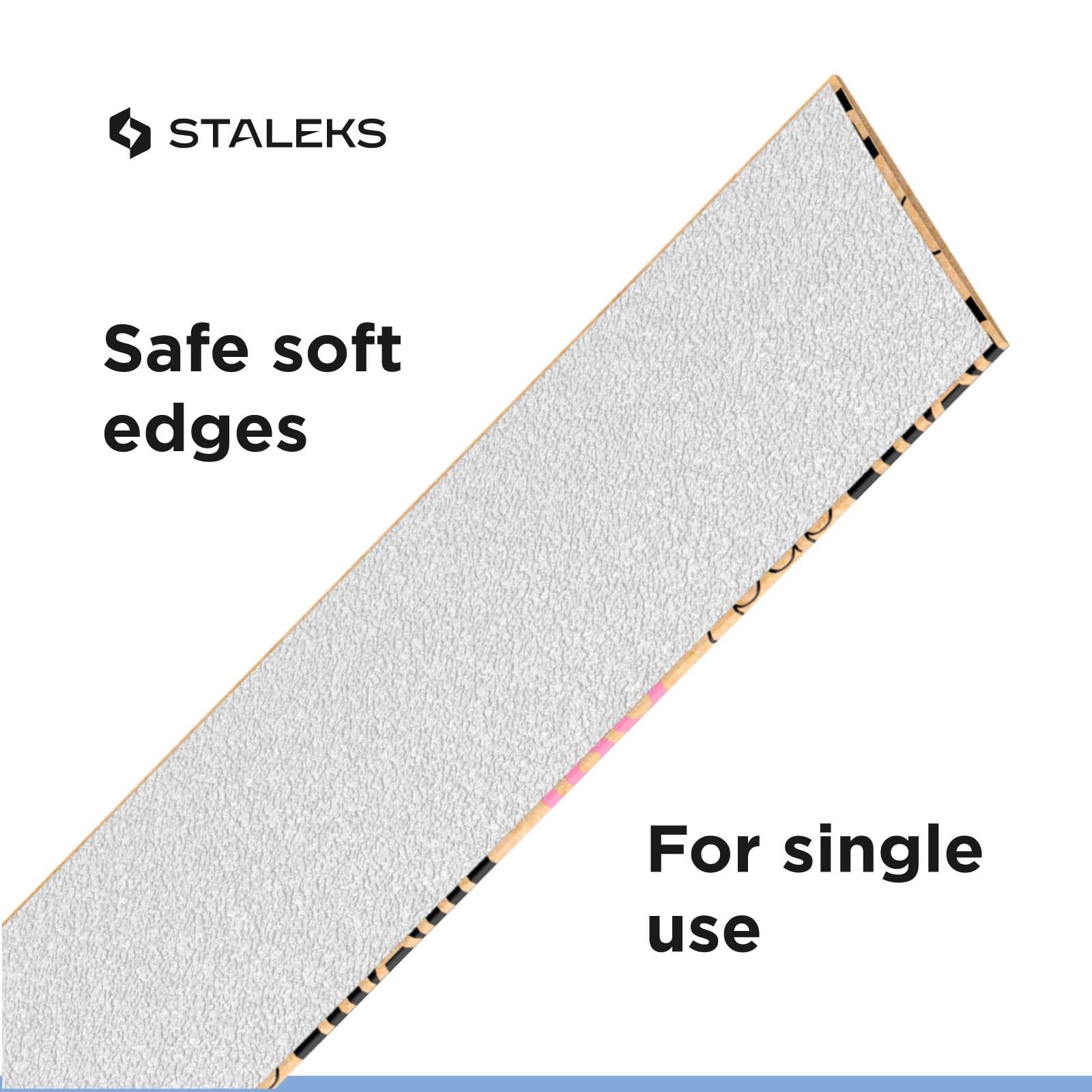 STALEKS PRO roll next to hand for scale showing compact professional length