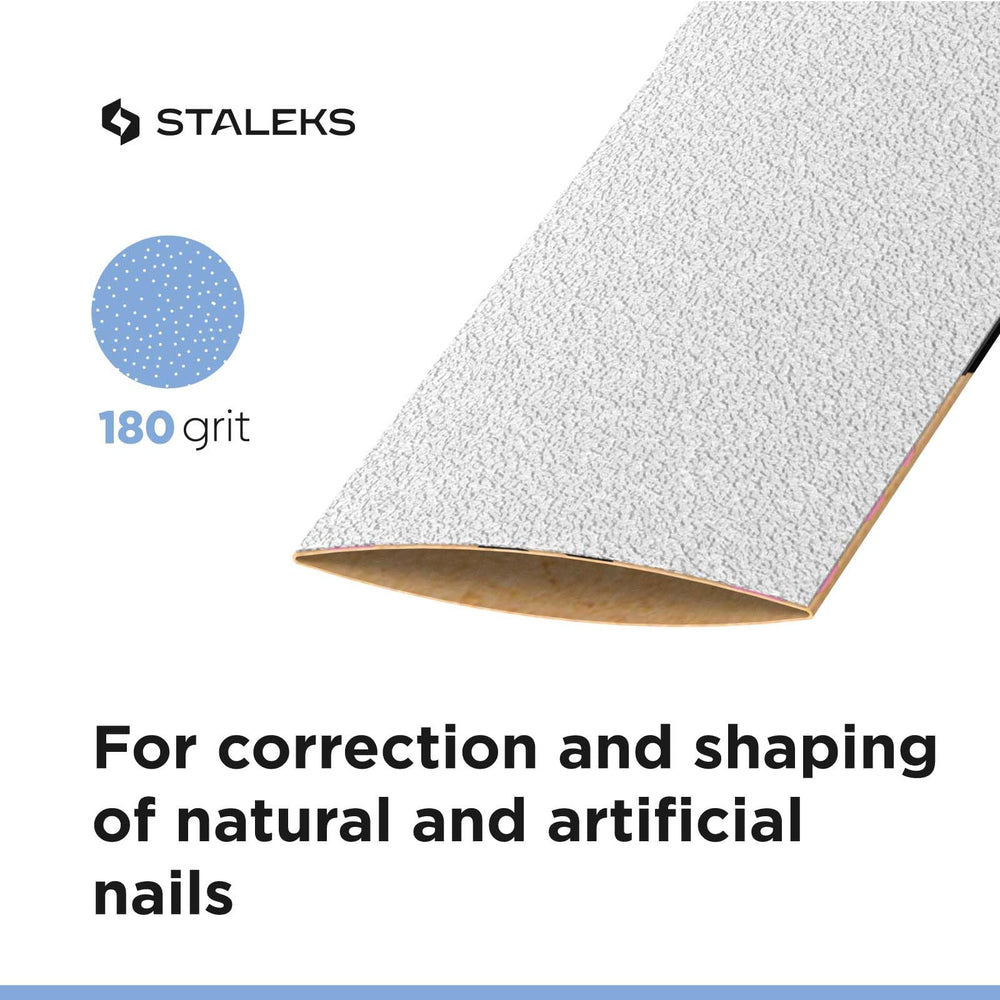 STALEKS PRO detail of soft paper edges protecting cuticles during filing