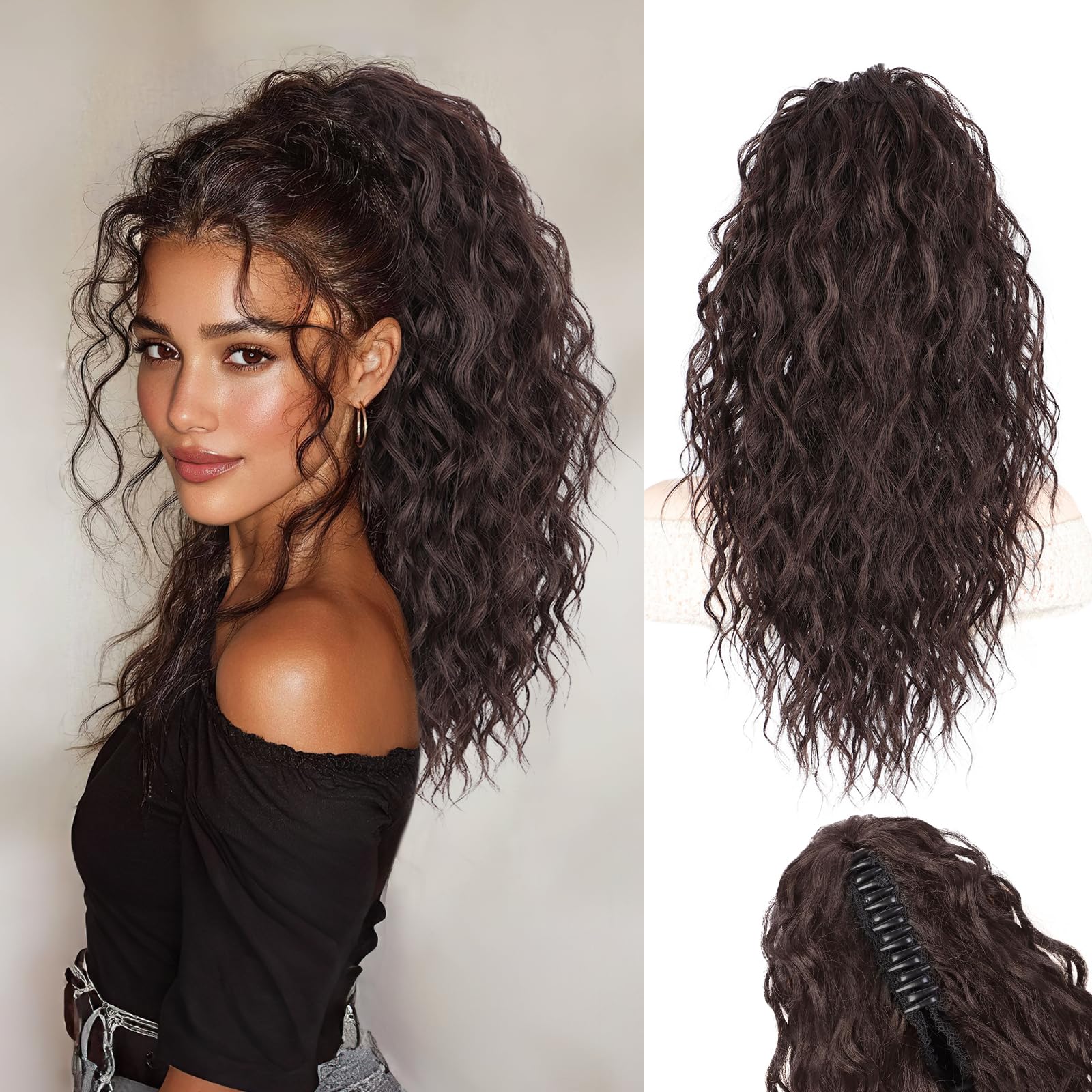 Stamped Glorious front packaging showing dark brown extension and benefits