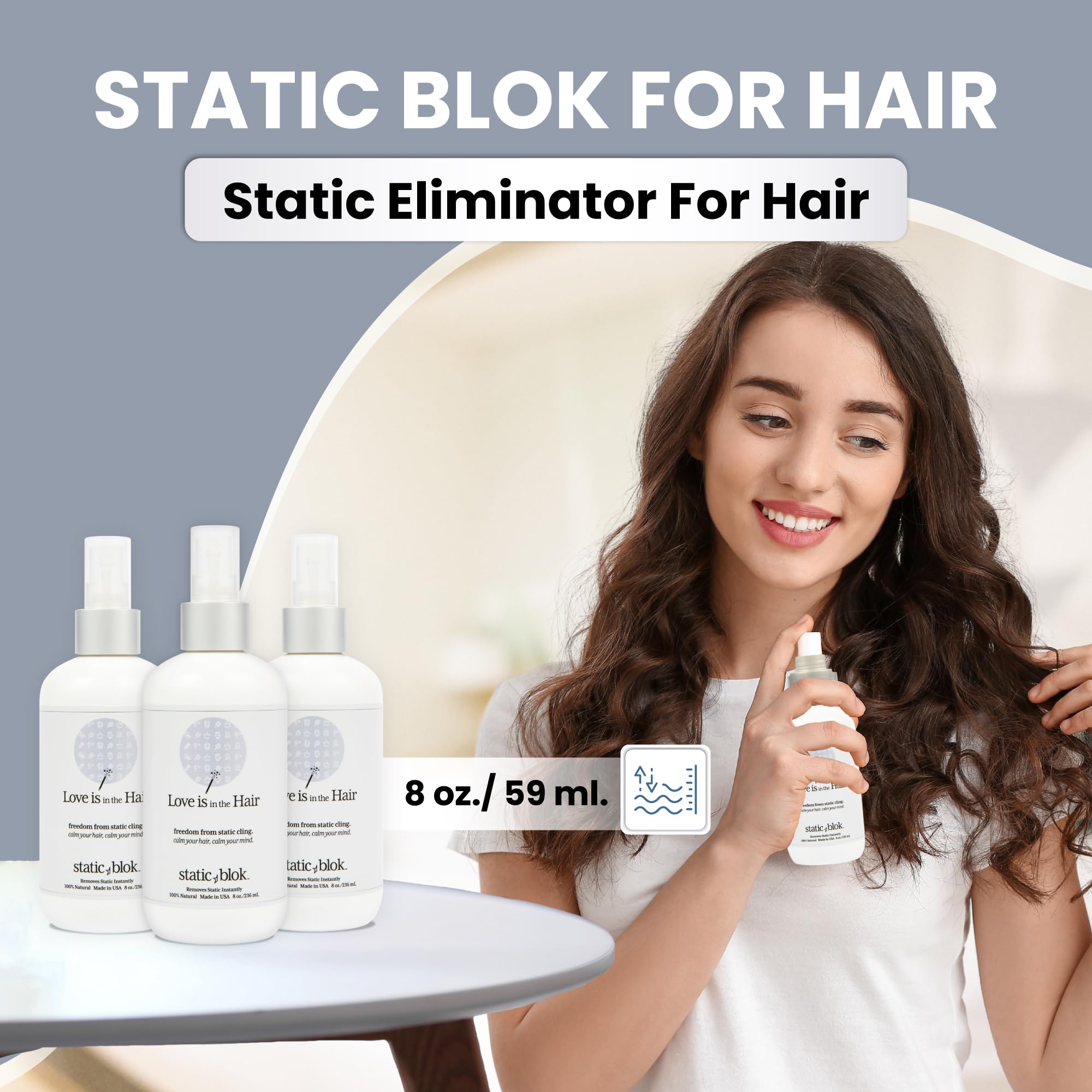 Static Blok nozzle close-up demonstrating precise spray delivery benefit