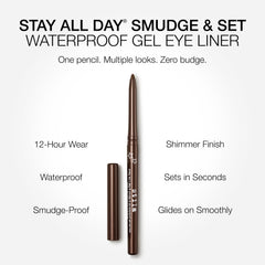 stila texture swatch revealing rich Espresso pigment for buildable color