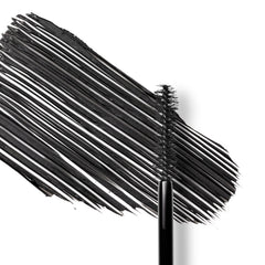 stila HUGE mascara texture stroke showing glossy black intense pigment