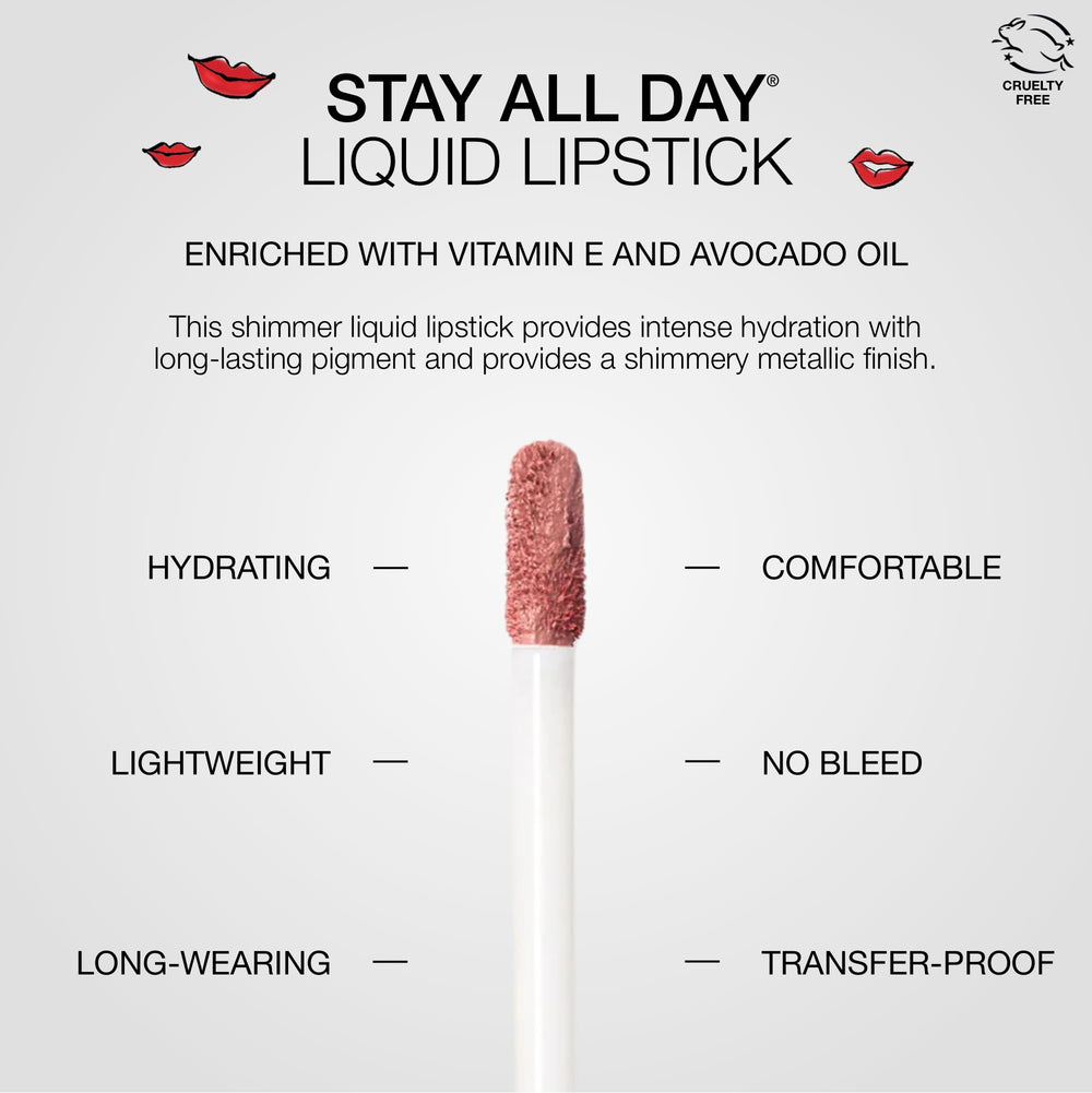 stila lip application in-progress demonstrating smooth, even coverage