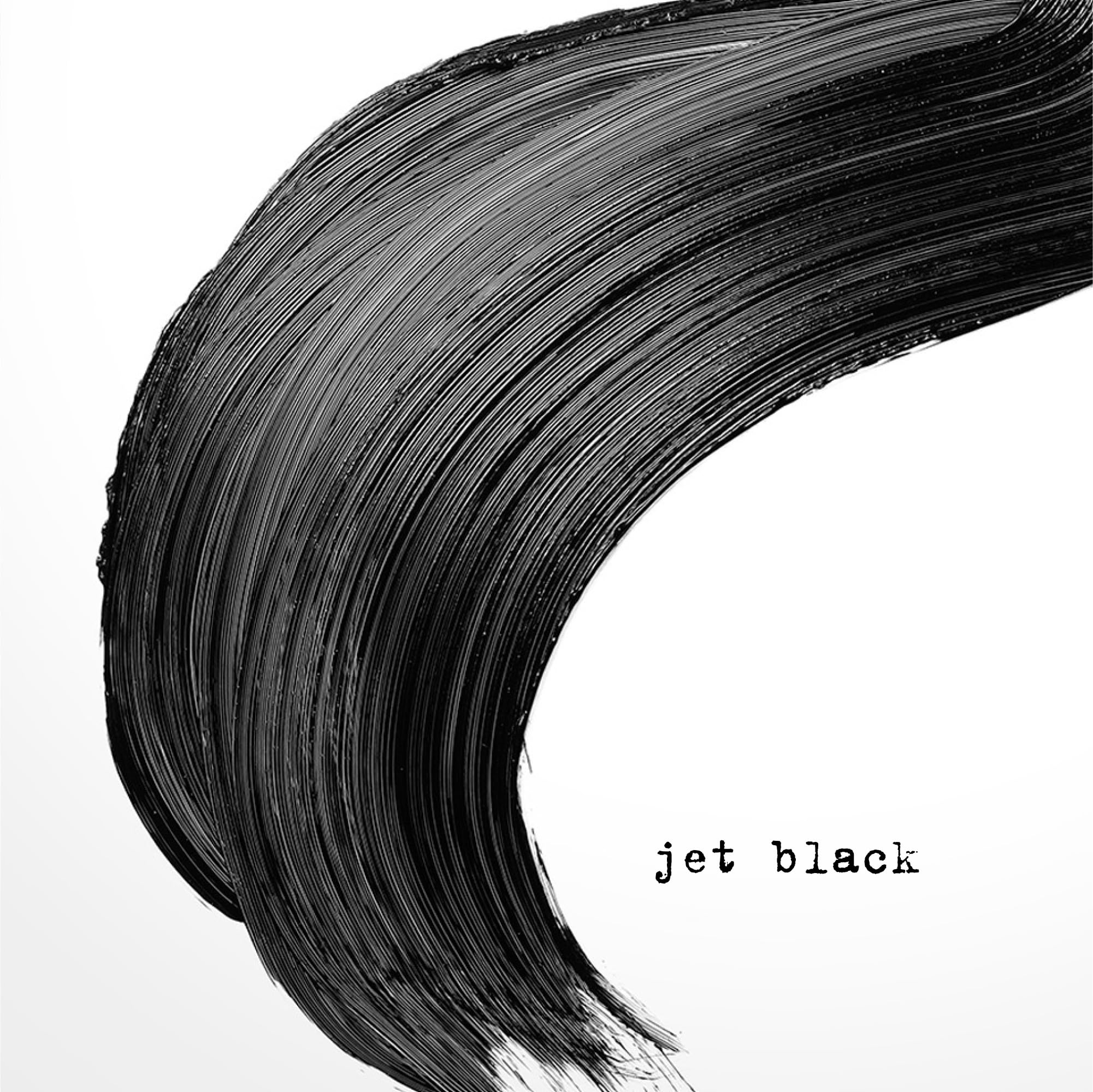 stila black mascara texture swirl demonstrating silky tubing formula for long-lasting wear