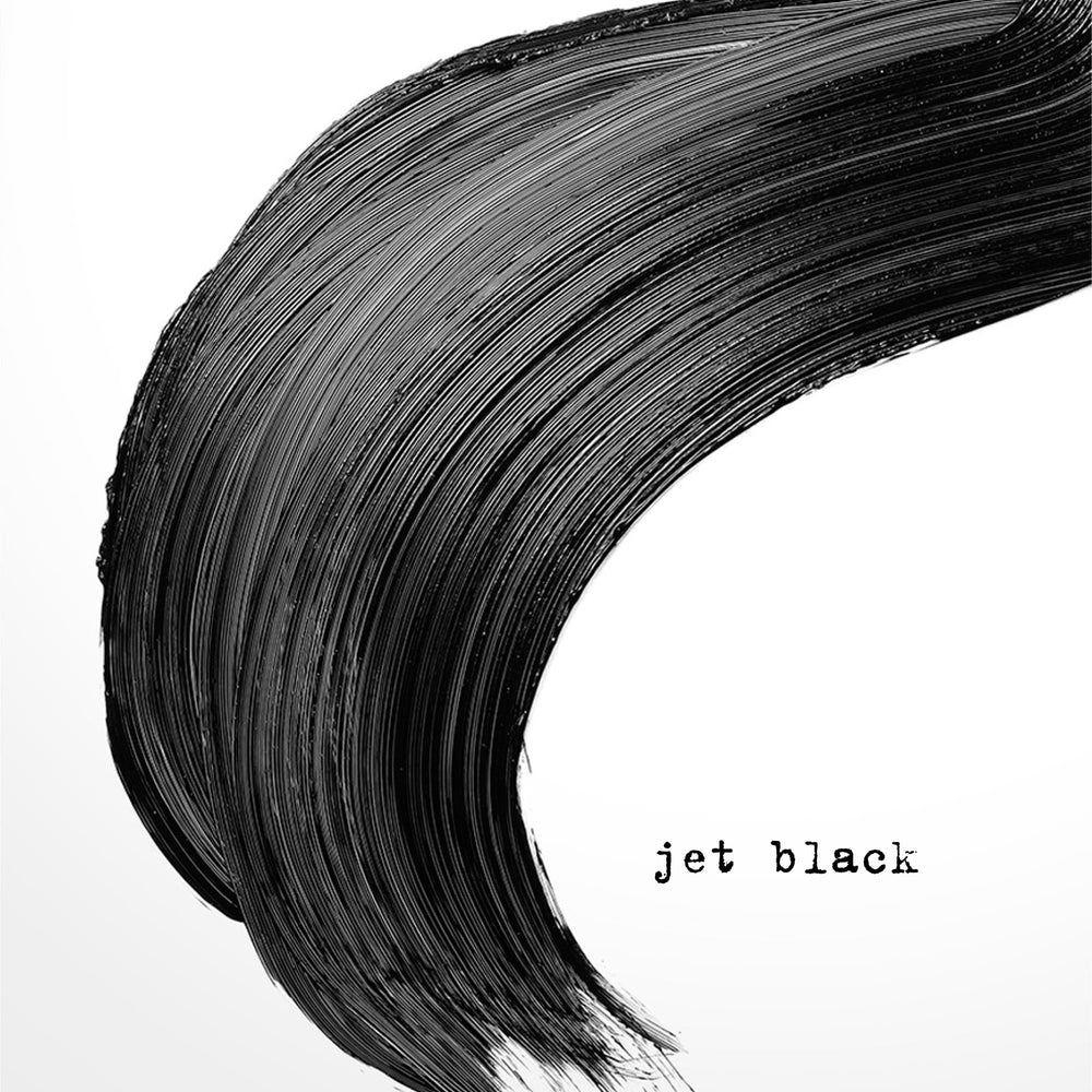 stila black mascara texture swirl demonstrating silky tubing formula for long-lasting wear