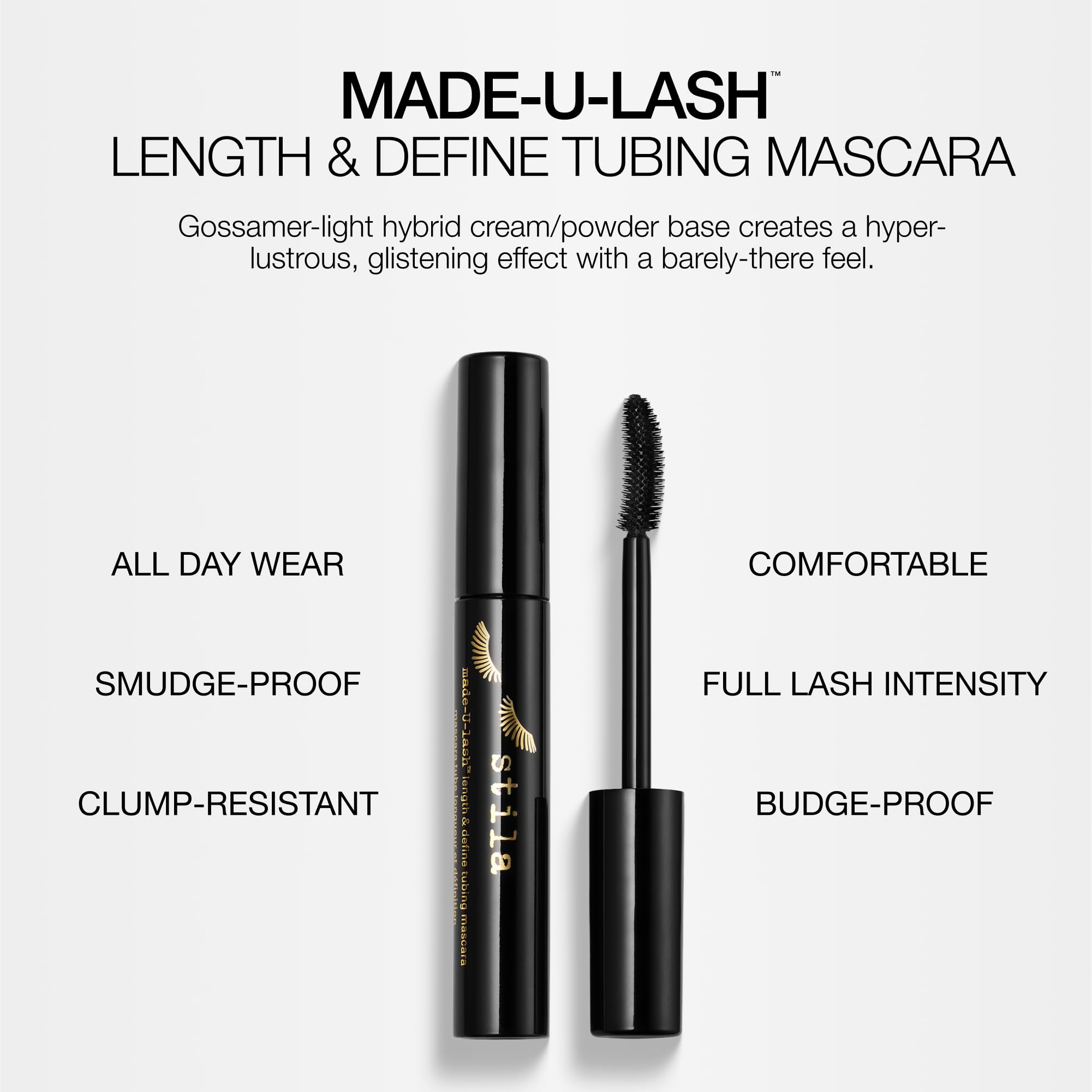 stila wand detail with bristles designed for separation and clump-free application benefit