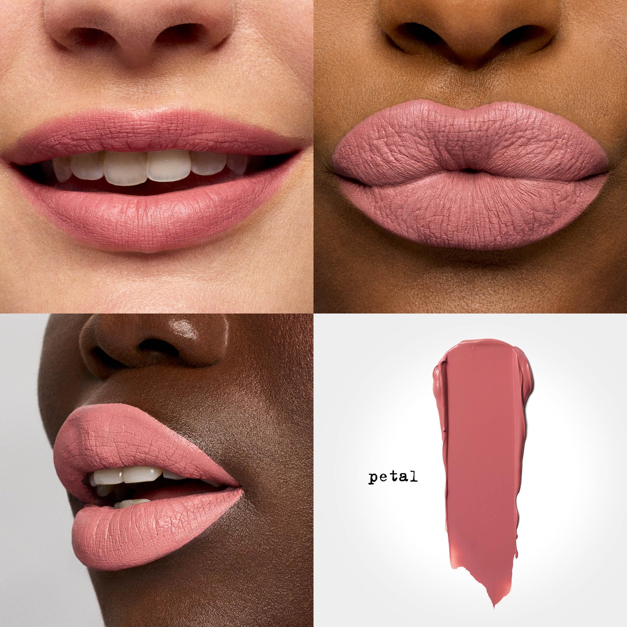 stila lips application close-up showing smooth full-coverage and refined finish