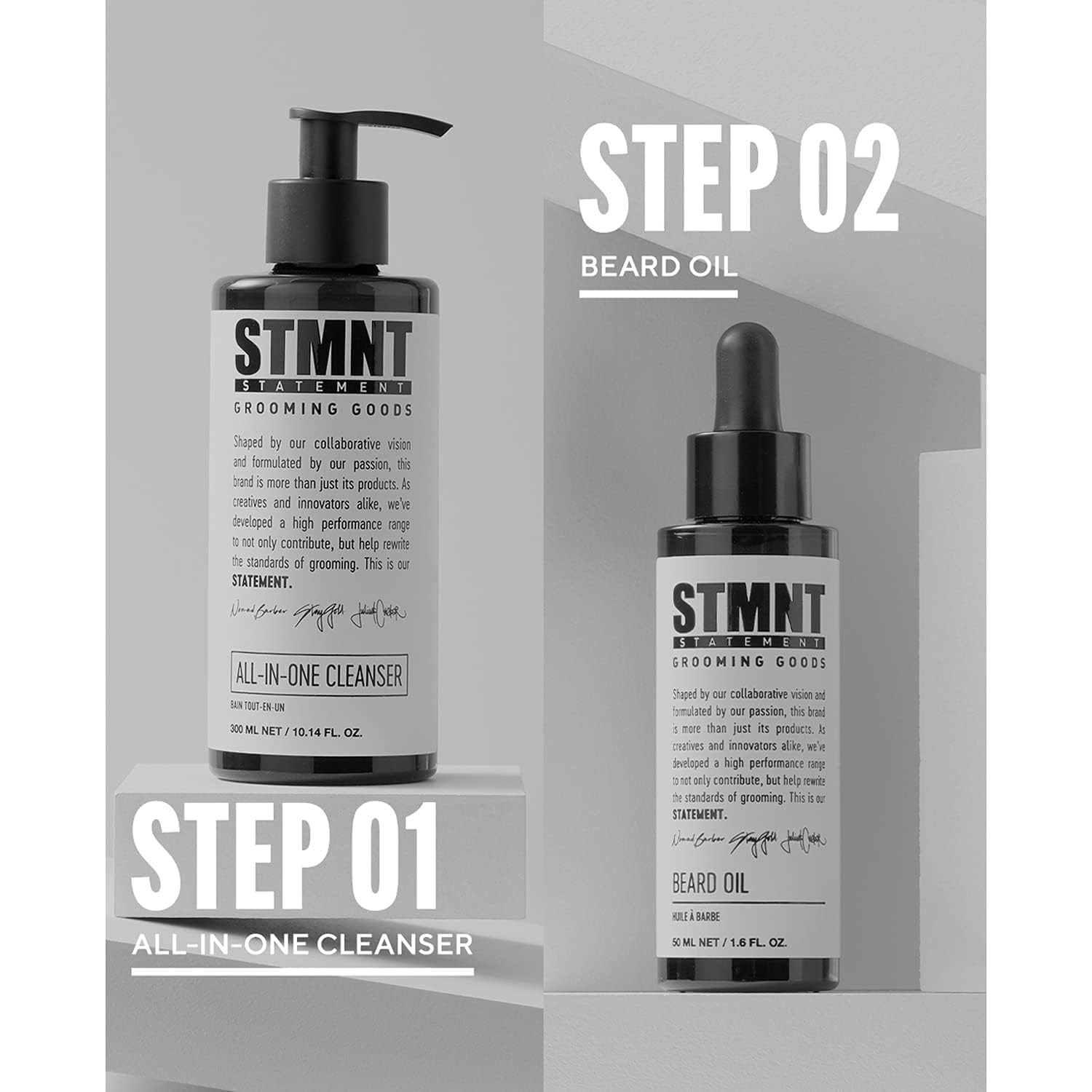 STMNT activated charcoal ingredient visual highlighting impurity removal
