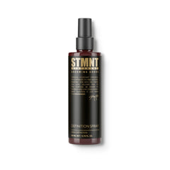 STMNT definition spray front packaging shows bottle and label benefit
