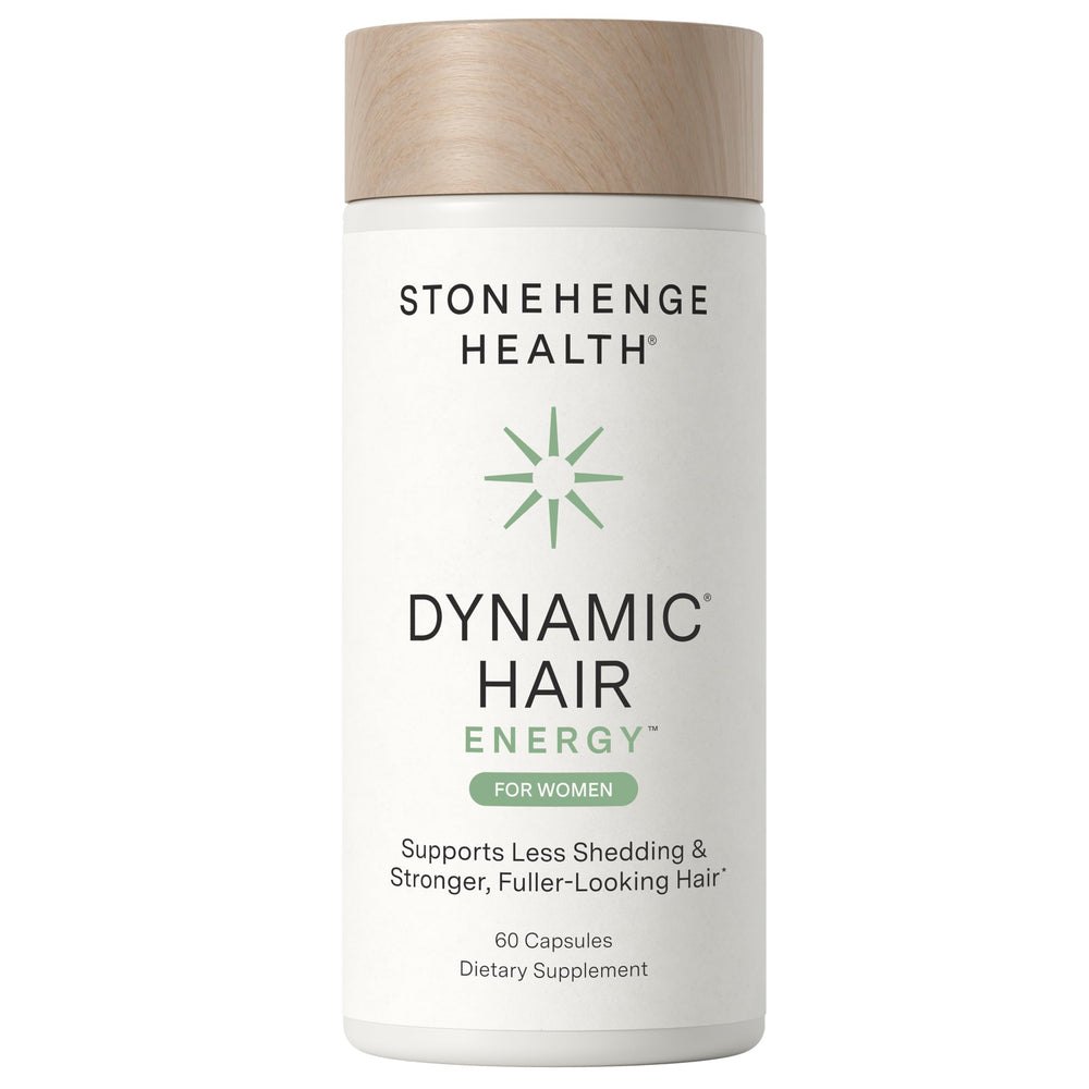Stonehenge Health front bottle showing label and benefits