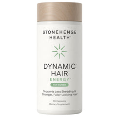 Stonehenge Health front bottle showing label and benefits