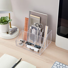 STORi close-up of tall wells highlighting precise dividers and stable upright storage