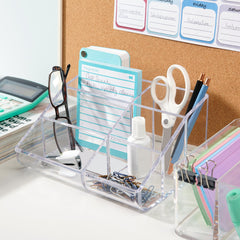 STORi side profile next to ruler showing compact size and space-saving benefit