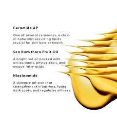 Stratia Lipid Gold applied on hand showing spreadability and quick absorption benefit