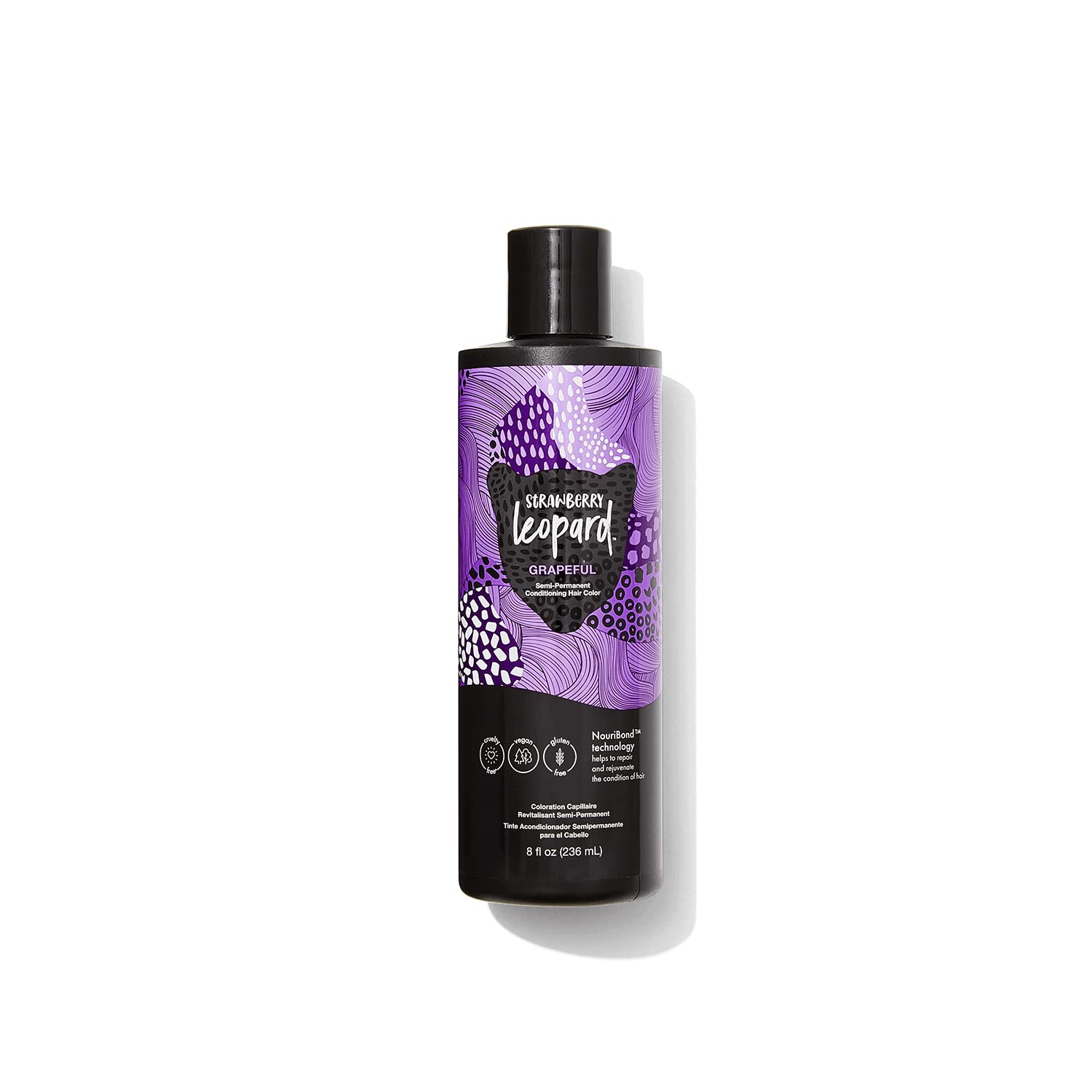 Strawberry Leopard creamy Grapeful texture close-up displaying rich conditioning formula