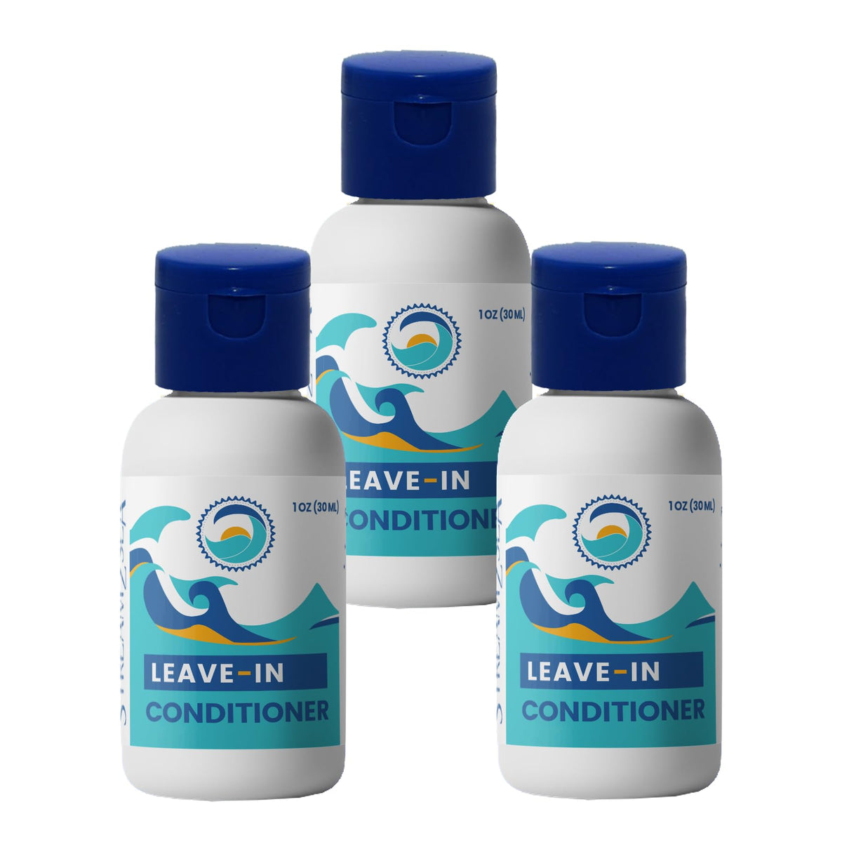 Stream2Sea front packaging showing three travel-sized tubes with reef-safe benefit